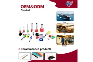 JUNPAI Copper Tin Plated Insulated Crimp Terminals Automotive Use Single Wire End Terminal Connector 250V Rated Voltage Models