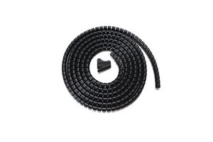 High Quality PE Spiral Wrap Cable 8mm Black for Wire Arrangement Cable Management Kit