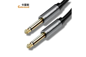 6.35mm Male to Male Guitar Cable Mono Audio Plug Instrument Cable