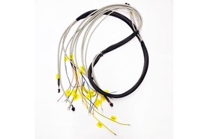 Custom Industrial Wire Harness Assembly Multi Core Cable Harness with Braided Sleeve for Automation Equipment