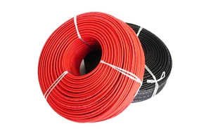 Hotion Industrial Stranded Single Core Photovoltaic Cable 1x4mm2 6mm2 10mm2 XLPO Insulated Tinned Copper 1500V Rated 8 AWG Solar