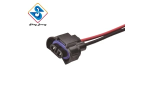 H8 H11 Headlight Socket Wire Harness UREA Automotive High Temperature Resist Headlamp Connector Harness