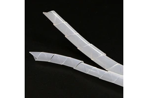 Plastic Spiral Cable Wrap PE Spiral Wrapping Tube for Coaxial Fiber CATV Wire