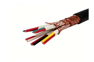 Copper Braid Shielded KVVP Control Cable Anti Bending Automation Control Wiring