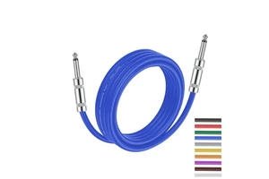 Factory ODM Electric 6.35mm Guitar Cable Bulk Wire Cord Noiseless Bass Cable for Guitar Musical Instruments Accessories