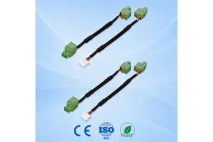 Custom Industrial Terminal Block Wiring Harness Cable Assembly PLC Control Connector Wire Harness OEM ODM