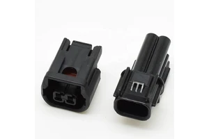 2 Pin Automotive Headlight Wire Connector Electrical Plug Cable Harness Socket for Civic Accord 6181-6851 6189-7408