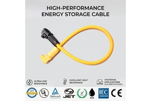 Custom IP67 Waterproof Power Battery Energy Storage System Cable Assembly High Production 1000V/1500V 100A-500A PVC Insulated
