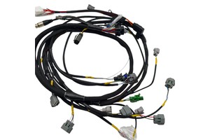 Heavy Duty Braided Sleeving Engine Swap Wiring Harness for Standalone ECU and Multi Pin Sensor Automotive Wire Harness