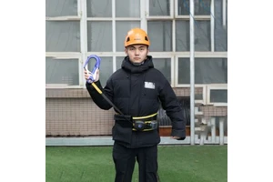 Camnal Industrial Safety Harness Belt for Lineman Anti-Fall Arrester System 1000KG Capacity Adjustable Length Single Lap Quick