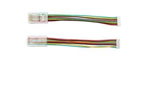 Custom 1.0/1.25/2.0/2.54mm Pitch Copper Core Shielded Wire Cable Connectors For Computer Use-Cat6 Wire Harnesses