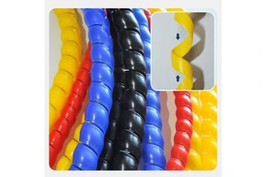 Flexible Durable PP Spiral Tube Cable Management Sleeve with Cutting Service and Wire/Cable Organizer