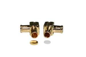 Factory Supply MCX-JWB2 Coaxial Connector Top Class Male MCX Angle Connector for RG405 RG086 Cable