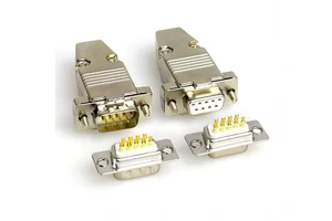 Male Female Connectors RJ45 9Pin Plug Audio Video Ethernet IP20 Socket DB9