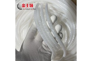 PTFE Split Spiral Hose Tubing Food Grade High Temp Abrasion Proof Flexible Protective Sleeve for Wire Cable Management