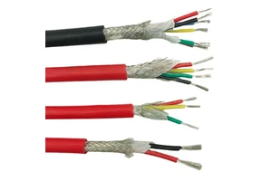 Cables Factory Industrial 2-8-Core Silicone Wires Braid Shielding IP65 Tinned Copper Signal Data Control Cables