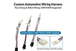 Energy Storage Wiring Harness for BMS Acquisition Industrial Automation and Robot Equipment