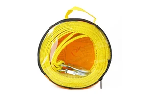 4M Heavy Duty 5 Ton Car Tow Cable Towing Pull Rope Strap Hooks Van Road Recovery Tow Strap Off Road Accessories Emergency Tools