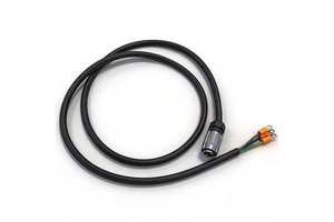 Custom Industrial Circular Connector Cable Harness with Ring Terminals for Automation Equipment Power Connection