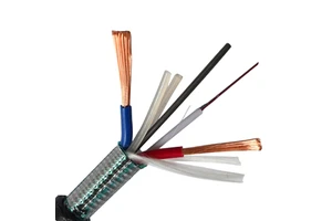 High Quality JIQIAN G652D Hybrid Optical-Electrical Cable 6-Core Electric Fiber Optic 2 Copper Power Wires Cables Communication