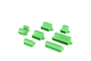 Factory Price green 5.08mmButt with locking plate Pluggable Terminal Connector KF2EDGRKF+K-5.08mm