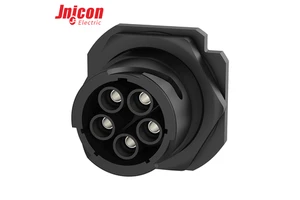 M40 5 Pin 50A 300V IP67 Bayonet Connector High Current Circular Plug for Solar Energy Storage Power Distribution