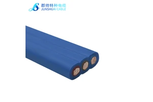 Submersible Pump Cable 3core 4core 5core 10mm 16mm 25mm 35mm 50mm Waterproof Flat Submersible Cable JHSB Deep Well Pump Cable