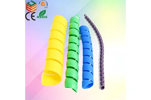 The Extendable Protective Spiral Sheath Cable Storage Is Available in Multiple Colors