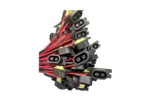 Customizable 2-Pin Speed Female Auto Wiring Harness Assembly with Blunt Open End PVC Copper Connector Cable for Automobiles