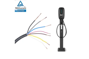 For TUV Certified New Energy Tram Charging Pile Cable European Standard 7-Core Oxygen-Free Copper 16A Rated Current TPU.