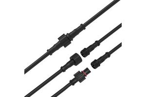 IP65 Waterproof Electrical Cable Connectors | M12 M13 M14 M15 M16 Male Female 2 3 4 5 Pins Cores | Outdoor LED Light Power Cord