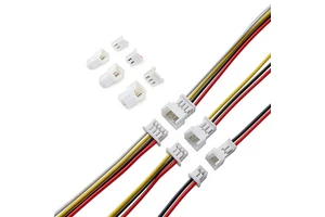 XH2.54mm Male Female Solderless Ribbon Empty Connector Terminal PVC Copper Wire Docking Extension Cable 2P 10cm 600V Rated ODM