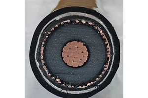 33kV 1X95mm2 1X120mm2 1X630mm2 Cu/XLPE/CWS+CTS/PVC/ATA/HDPE Sheath YJSV63 Watertight Medium Voltage Copper Power Cable