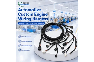 Customized Auto Engine Wiring Harness Cable Harness for Automobile Application in Stock