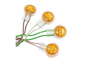 K1 Network Cable Terminals K2 Wire Telephone UY Wiring Connector Single Pin Gel Filled Lock Joint ABS 2P Adaptor Connection