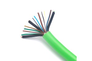 PUR PVC Flex Incremental Encoder Position Feedback Cable Foil Braid Shielded Cable for Siemens Lenze Drag Chains