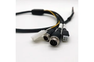 Custom Car Audio Wire Harness Automotive Wiring Harness Mechanical Control Cable Assembly