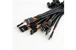 High Temperature Resistant Connector Cable 3/4/5 Pin Male Female Straight Right Angle Sensor Cable Wire Harness
