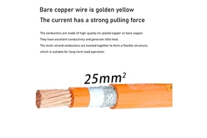 2.5-150mm² Multi-Spec EV HV Cable for Electric Vehicle Battery and Charging Gun Connection