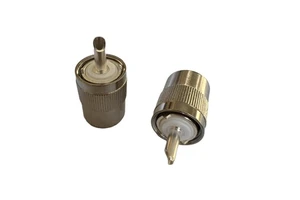 All Copper PL-J7 Connector Factory Supply PL Male Connector for RG8 RG213 400 Cable
