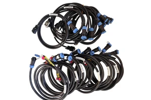 High Quality AGV Trolley Equipment Parts Black Network Cable for AGV Robot Car