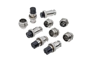 High quality factory direct sales GX20 aviation plug socket 20mm plug male female 2 3 4 5 6 7 8 9 10 12 core cable connector