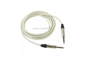 Professional 1/4" Guitar Cable 6.35mm TS Male to Male Audio Cable for Electric Guitar Amplifier Mixer