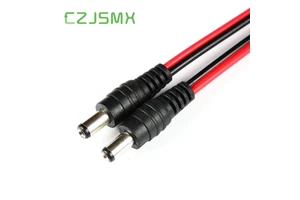 CZJSMX High Temperature Resistant DC Connector Wire Harness 18AWG 24V 5A Silicone Insulation TUV Approved
