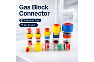 Microduct Gas Block Connector 5-22mm Passive Push-Fit Fiber Optical Cable Coupler Blqd LBK China OEM FTTX Telecom System