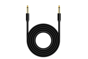 High Quality 6.35mm (1/4") Mono to 6.35 Copper Audio Cable Flexible Gold-Plated HIFI Audio Guitar Cable