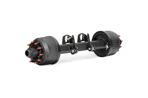 New Heavy Duty Steel Front Axle Trailer Passion Brand China Factory Price Customized Axle 16T Capacity Max Trailer Accessories