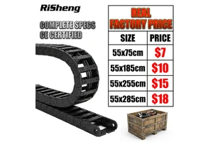 Enhanced Flexible Nylon Detachable Fully Enclosed Cable Drag Chain for Cable Protection