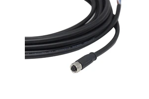 Circular Connector M8 6-Pin Code Waterproof IP67 Straight Female Power Cable Wiring Harness Unshielded Modable 2A Automotive