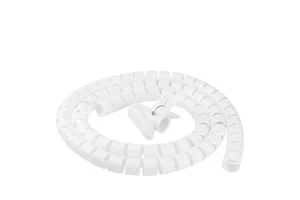 2M Flexible Spiral Cable Wire Protector 25mm Circle Sutra Organizer Management Tie Telecom Parts Cable Protective Tube Clip